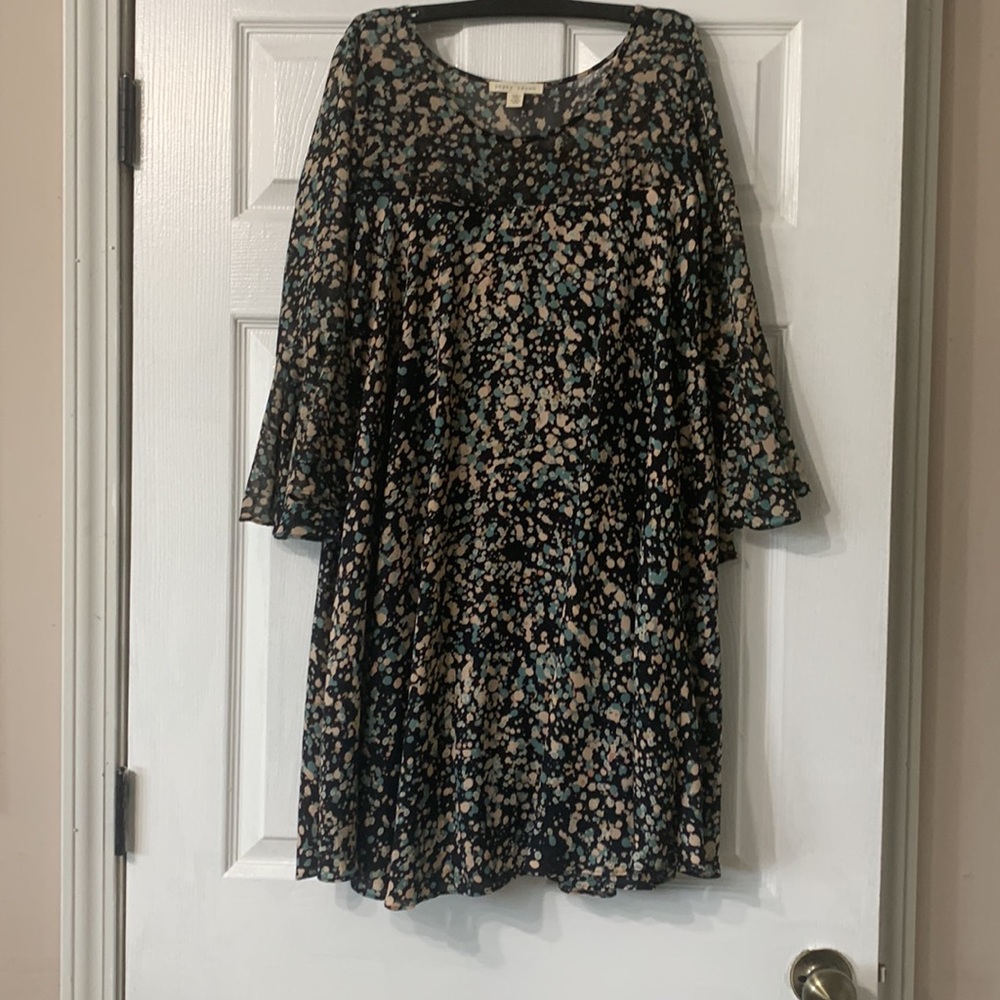 Anthropologie Paper Crown Chiffon Dress